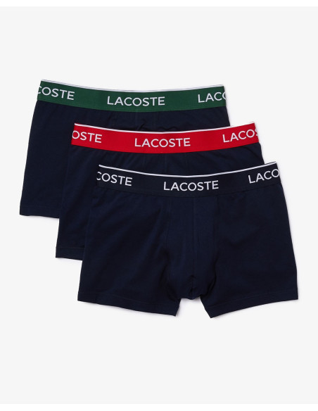 LACOSTE 5H3401-00 - Lot de 3 boxers