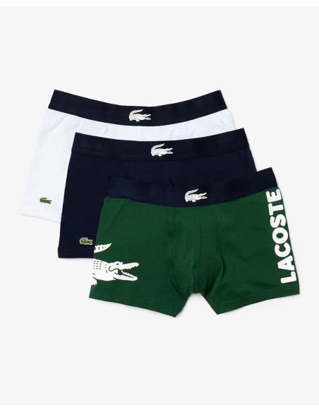 LACOSTE 5H1803-00 - Lot de 3 boxers