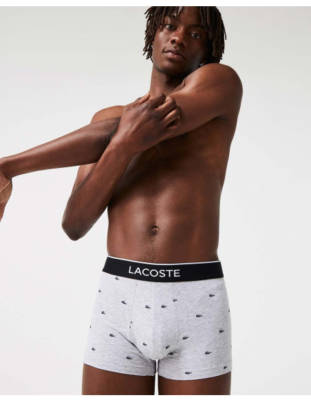 LACOSTE 5H3411-00 - Lot de 3 boxers