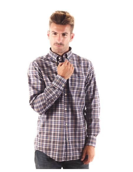GANT Indigo Check - Hemd