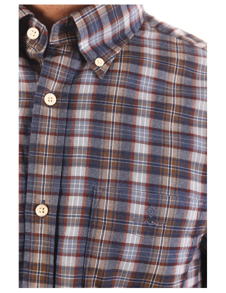 GANT Indigo Check - Hemd