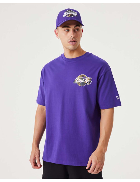 Camiseta Loslak com logotipo da equipe grande NEW ERA