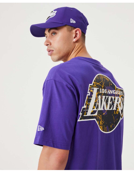 Camiseta Loslak com logotipo da equipe grande NEW ERA
