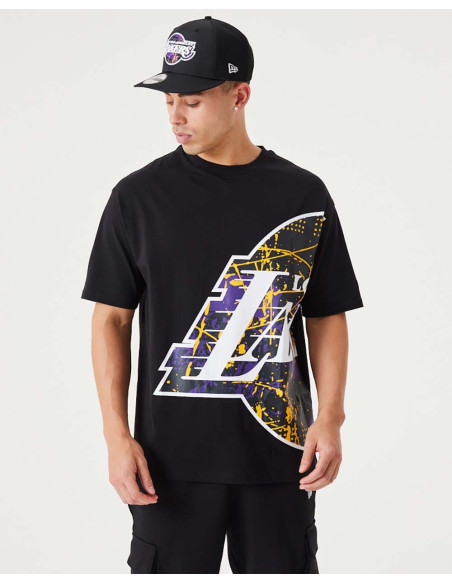 Camiseta Loslak com logotipo da equipe grande NEW ERA