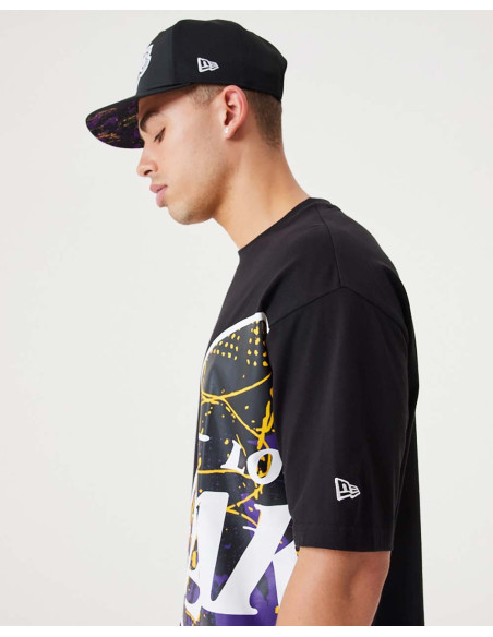 Camiseta Loslak com logotipo da equipe grande NEW ERA