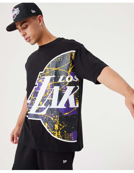 Camiseta Loslak com logotipo da equipe grande NEW ERA