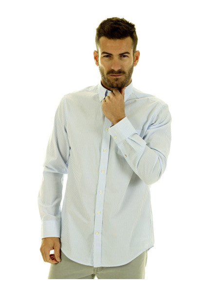 GANT - Chemise Velarte à fines rayures
