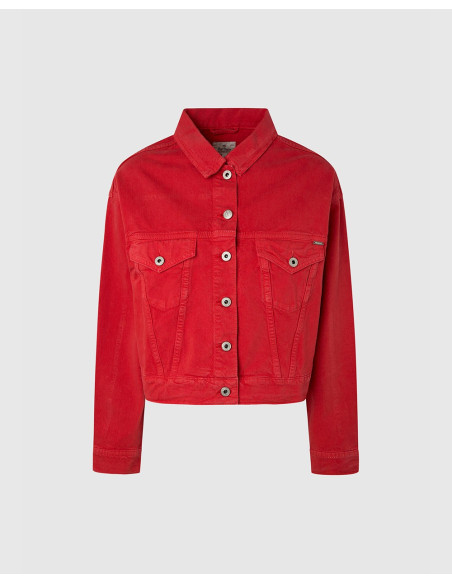 PEPE JEANS Foxy Red – Jeansjacke