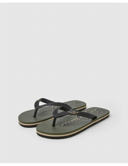 PEPE JEANS Bay Beach Logo M - Flip-Flops