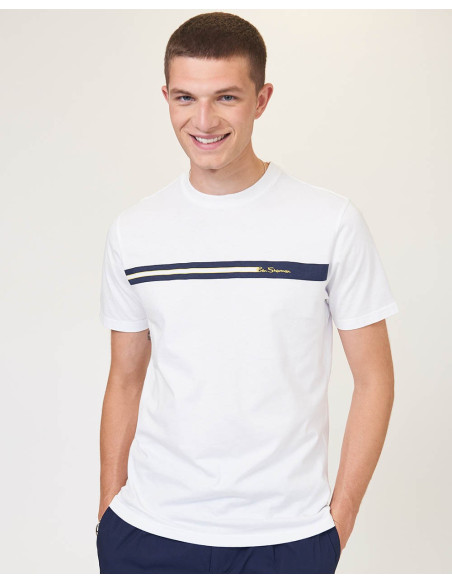 BEN SHERMAN Chest Stripe Tee - Camiseta