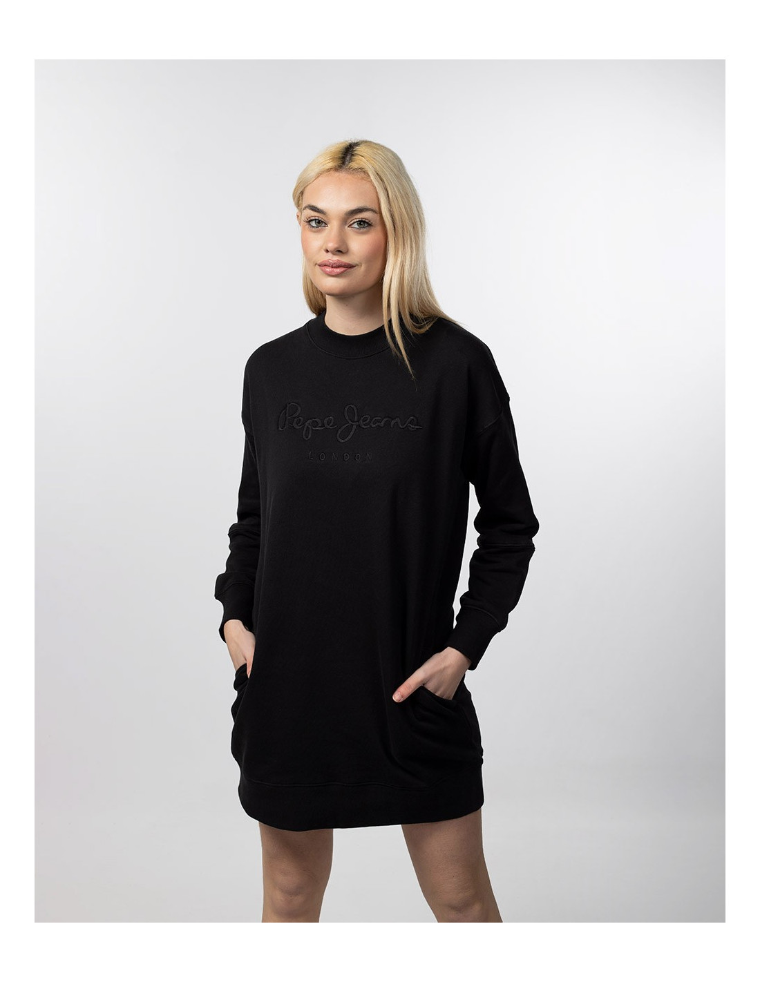 Pepe jeans black dress cheap