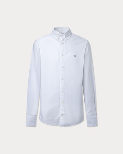 HACKETT Garment Dyed Oxford - Camisa