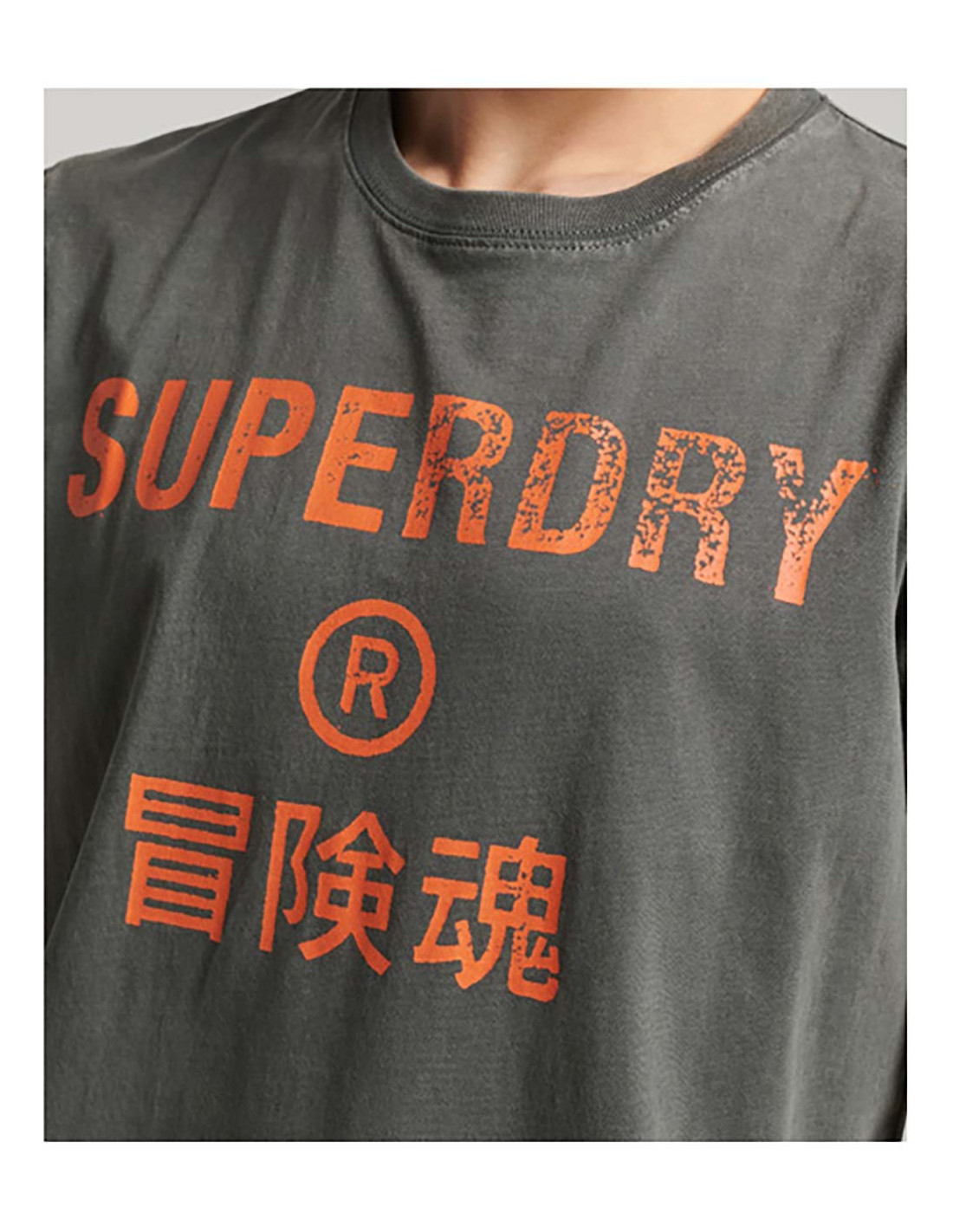 Superdry★ビンテージ スモールロゴTシャツ 送関込 superdry-vintage-corp-logo-t-