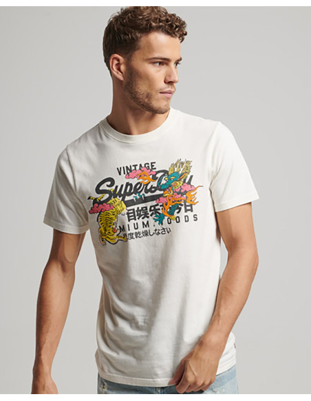 Superdry T-shirt Vintage Vl Classic Mw