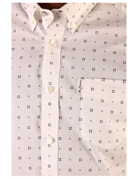 BEN SHERMAN Ss Scattered Geo Print Shirt
