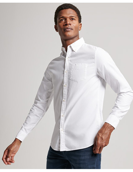SUPERDRY Cotton Ls Oxford - Camicia