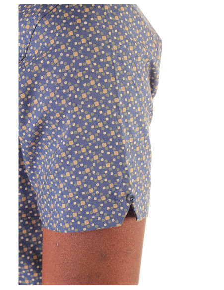 BEN SHERMAN Ss Faded Square Print - Chemise
