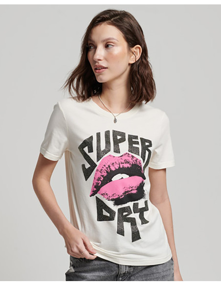 SUPERDRY Vintage Lo-Fi Poster  - Camiseta