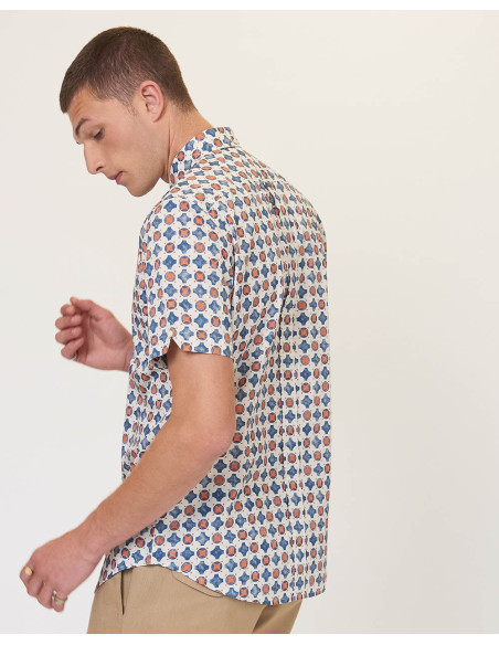 BEN SHERMAN Ss Estampa retrô envelhecida - Camisa