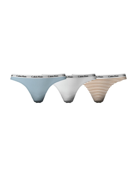 CALVIN KLEIN 000QD3587E - 3 Pack of thongs