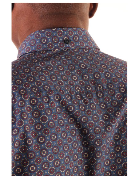 BEN SHERMAN Ls Mini Foulard Print – Hemd