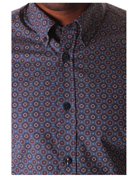 BEN SHERMAN Ls Mini Foulard Print - Camisa