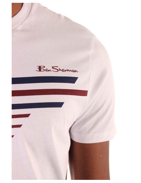 BEN SHERMAN Sport Stripe Tee - Camiseta