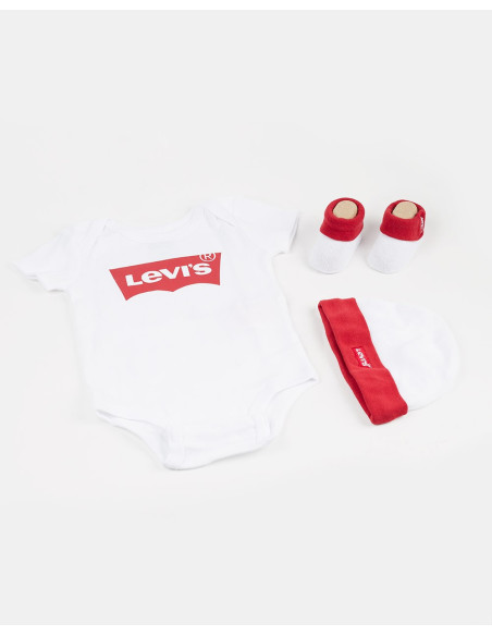 LEVI´S  Batwing Onesie Hat Bootie - Pack Bebé