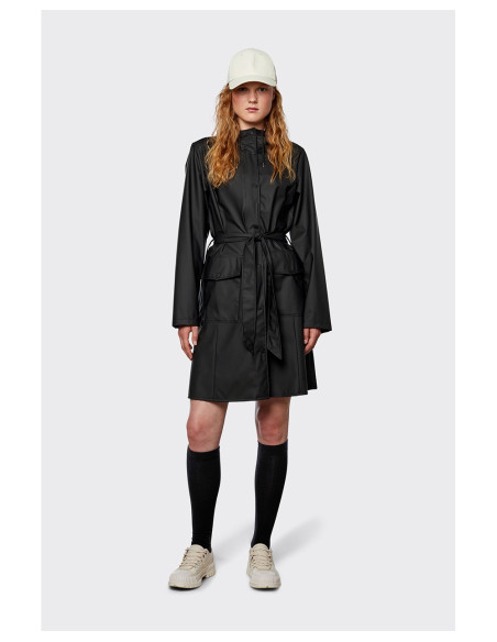Veste longue courbe RAINS W3 - Veste