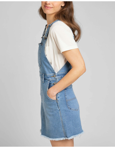LEE Skirtall - Salopette di jeans