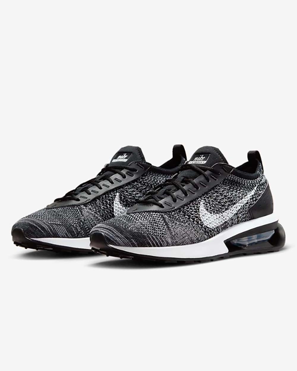 Nike air max sequent outlet 3 monochrome knitted trainers