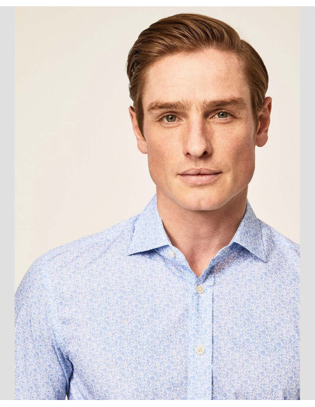 HACKETT Sea Shell Print - Hemd