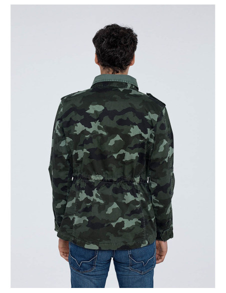 PEPE JEANS Stroude Camo - Denim Jacket
