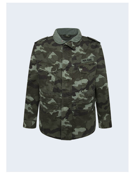 PEPE JEANS Stroude Camo - Denim Jacket