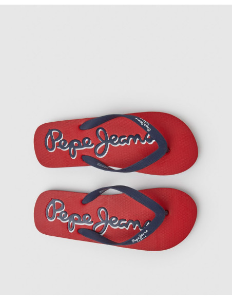 PEPE JEANS Bay Beach Logo M - Tongs