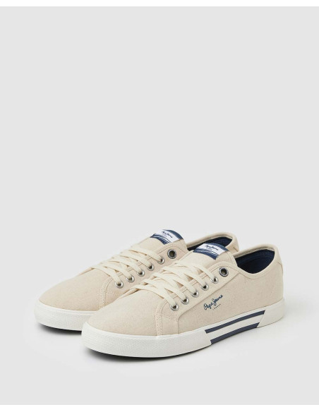 PEPE JEANS Brady Men Basic Linen - Zapatillas