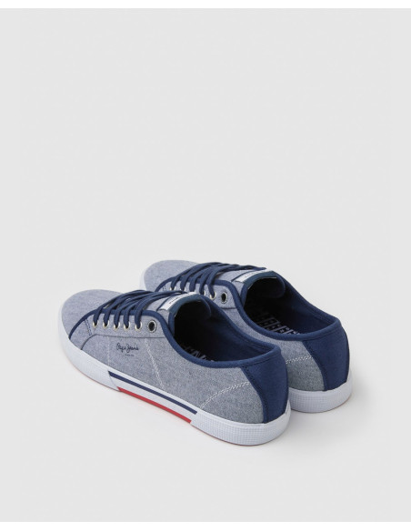 PEPE JEANS Brady Men Chambray - Tênis