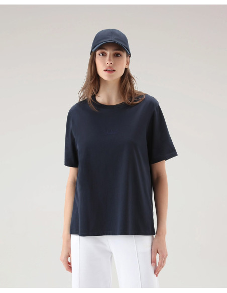 WOOLRICH - Logo  - Camiseta