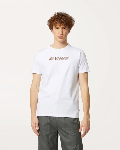 K-WAY Elliot 3D Stripes Logo - T-shirt