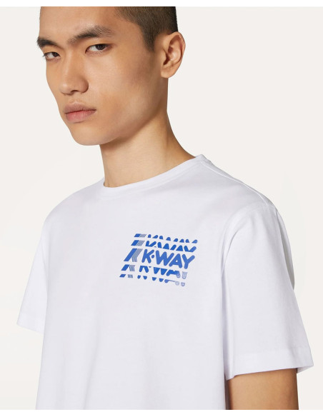 T-shirt con scritte multiple K-WAY Odom