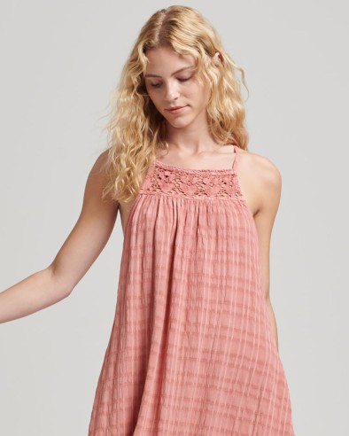 SUPERDRY Vintage Long Halter Cami  - Vestido