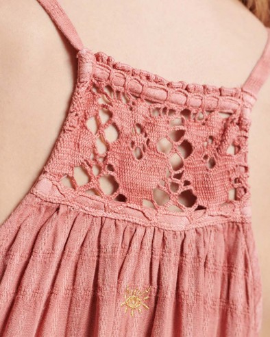SUPERDRY Vintage Long Halter Cami  - Vestido