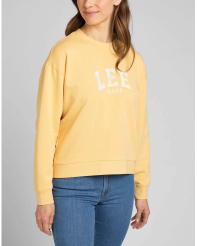 LEE College-Sweatshirt mit Rundhalsausschnitt