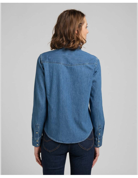 LEE Regular Western Shir - Camisa vaquera