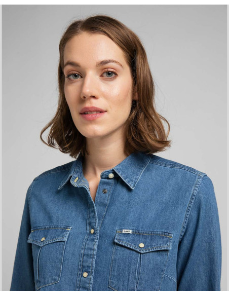 LEE Regular Western Shir - Camisa jeans