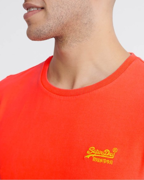 SUPERDRY Lite Neon Orange Label - T-Shirt