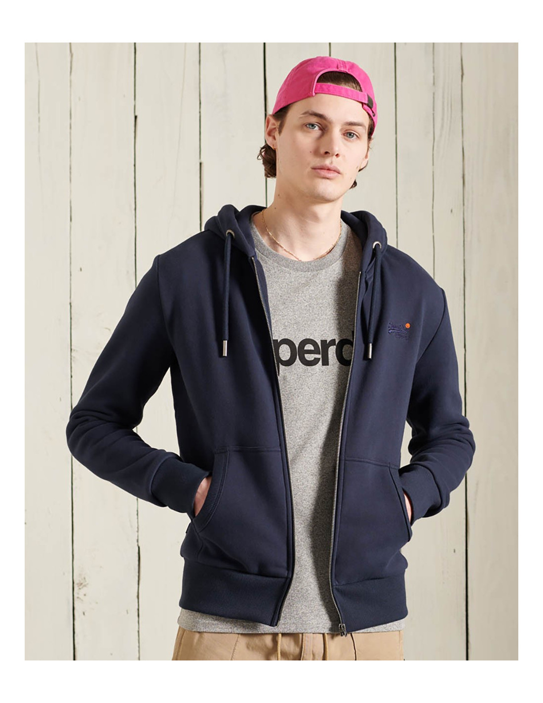 SUPERDRY Etichetta Arancione - Felpa