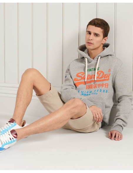 SUPERDRY Logo Tricolore Vintage - Felpa