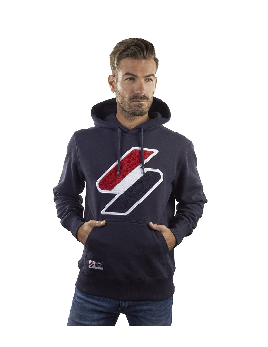 SUPERDRY Codice Chenille Logo - Felpa