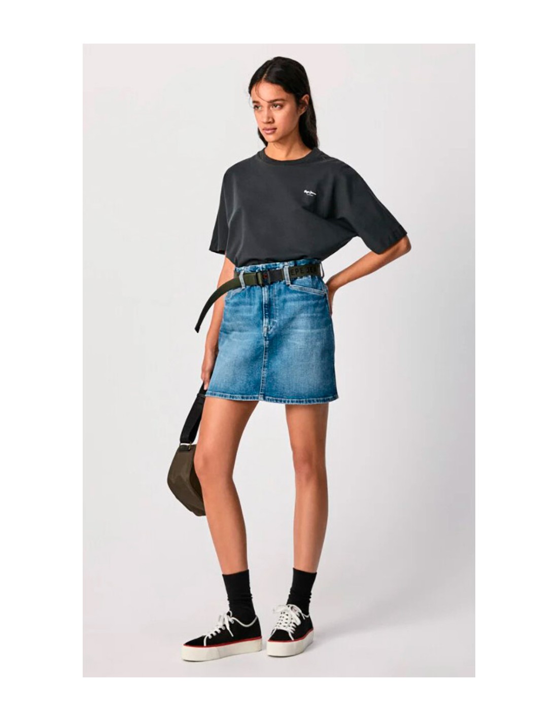 Pepe Jeans Skirt 'EVY' in Light Blue | ABOUT YOU